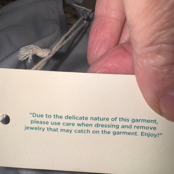 NWT Sundance Women  Floral Applique Embroidery Sheer Gray Dress L Party Holiday - Picture 7 of 11